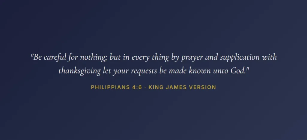 Scripture speaks directly to worry and fear. Here are the key passages, what they actually mean, and how to bring them into your prayer life.